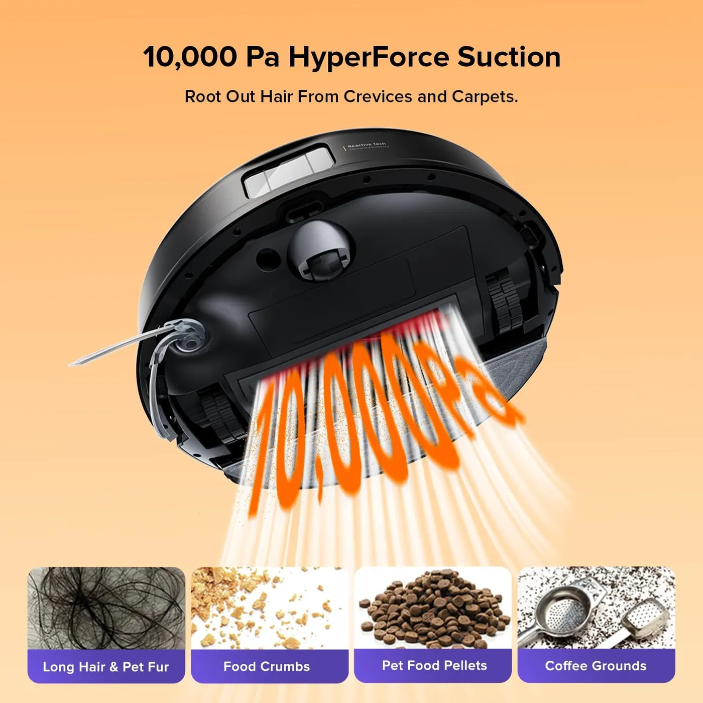 10,000Pa Powerful Suction